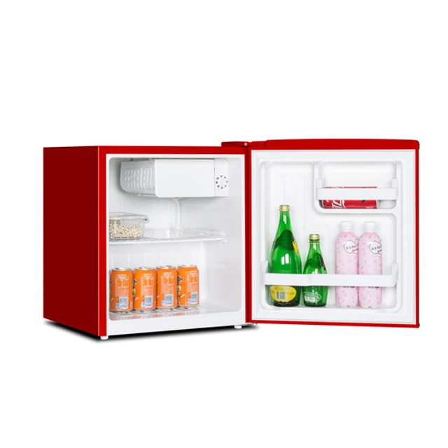 50L Retro style fridge single door defrost refrigerator