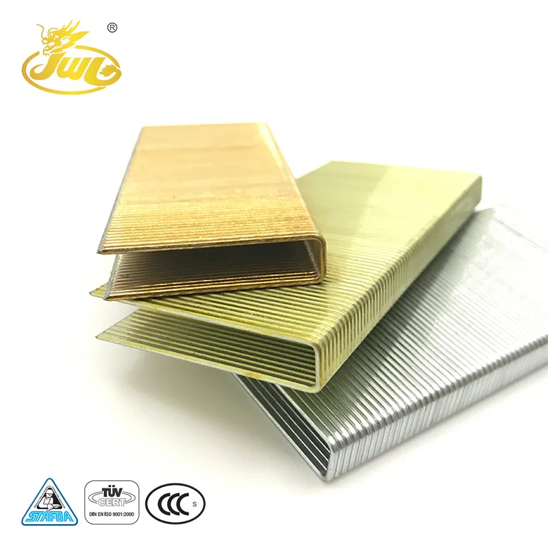 Hot Selling Galvanized Wire Standard U-Type Nail 16GA Furniture Staple