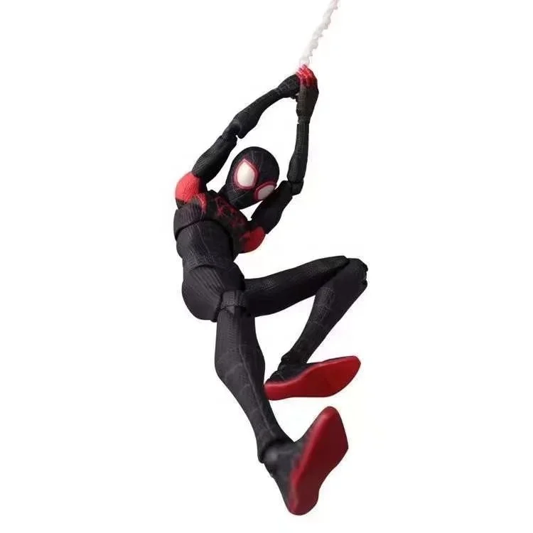 Spider Action Figure Toys Miles Morales Articulated joints moveable figure Multiple replaceable parts Model Anime