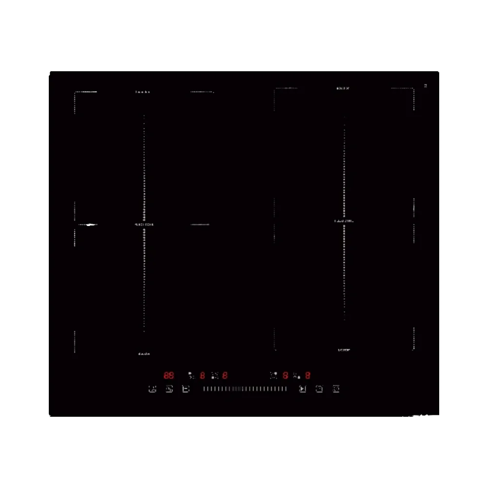 Kitchen cooker appliances 4 burner induction/Infrared Heating Polished dual Infrared Cooker