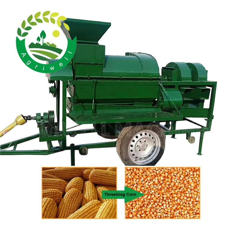 Hot Sale Corn/Maize/Wheat/Rice Farm Machine for Farm Use Traction Type Peeler