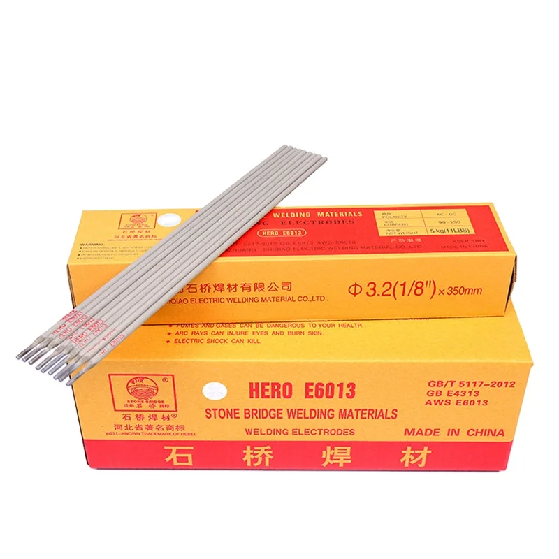 Golden Welding Electrodes Welding Rods E6013 E 7018 Rutile Steel Alloy Welding Electrodes E6013 Hero E6013