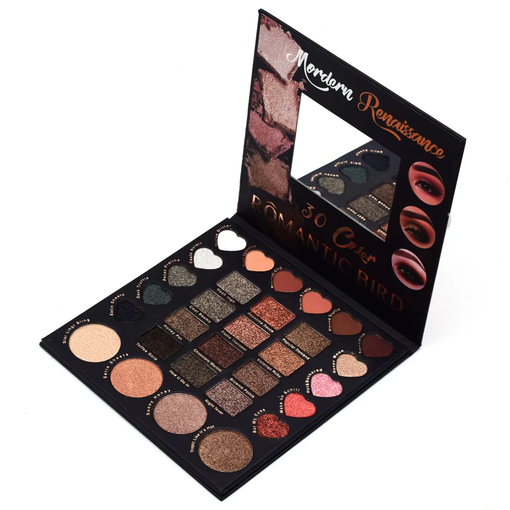 
Private Label Vegan Pigments Glitter Shimmer Matte Eyeshadow Pallet Face Makeup Set Highlight Set 