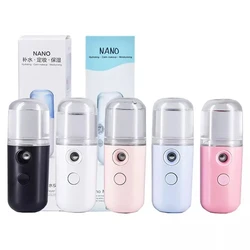 Makeup nano spray water meter sprayer steaming face cold spray charging portable beauty equipment mist sprayer