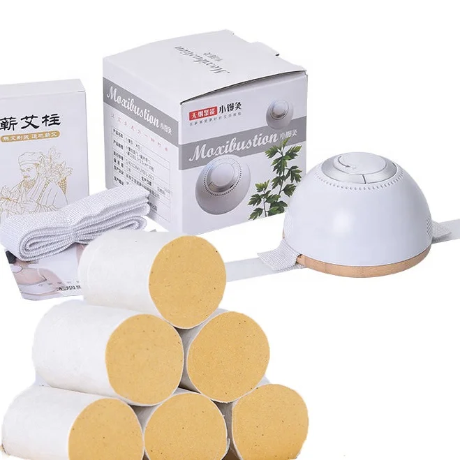 Lemei cheap price replacement loading small size moxa pillar moxibustion smokeless moxa cone on moxa herbal medicine