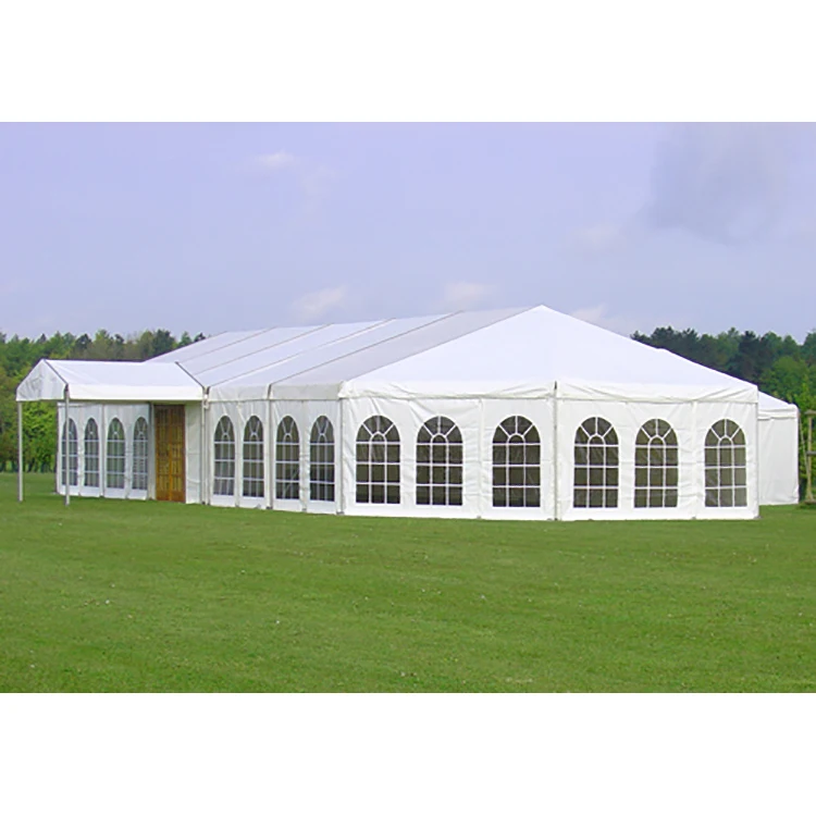 9x18M with clear roof and walls White Wedding Marquee Luxury Party Tent For Sale