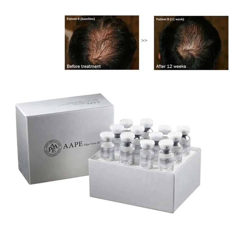 AAPE  mixture of refined growth factors extracted from human adipose that promotes hair growth and scalp health