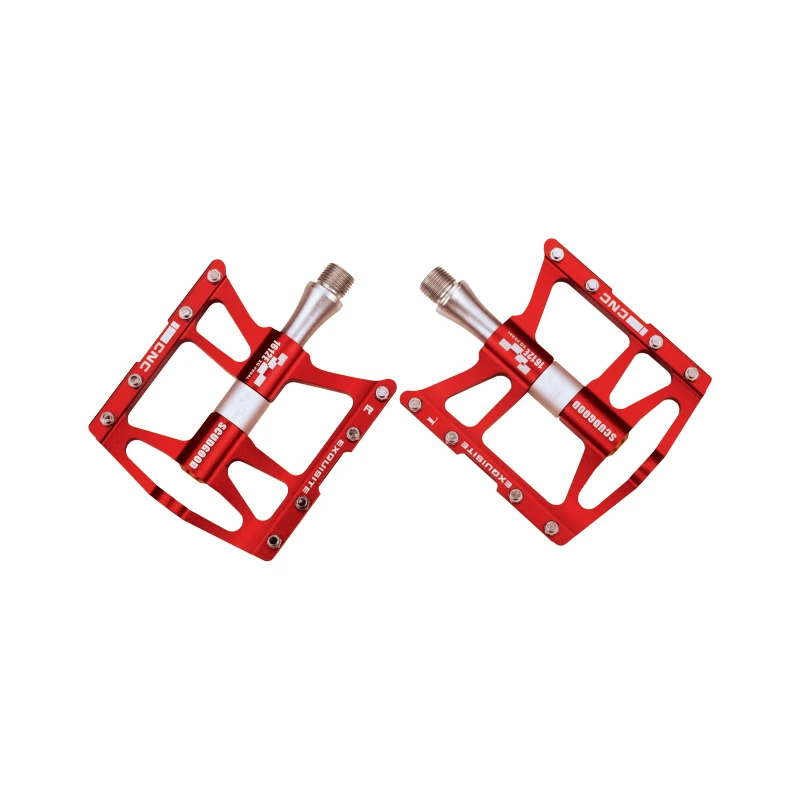 CNC widened platform bike pedals with 3 bearings for road bike MTB bike