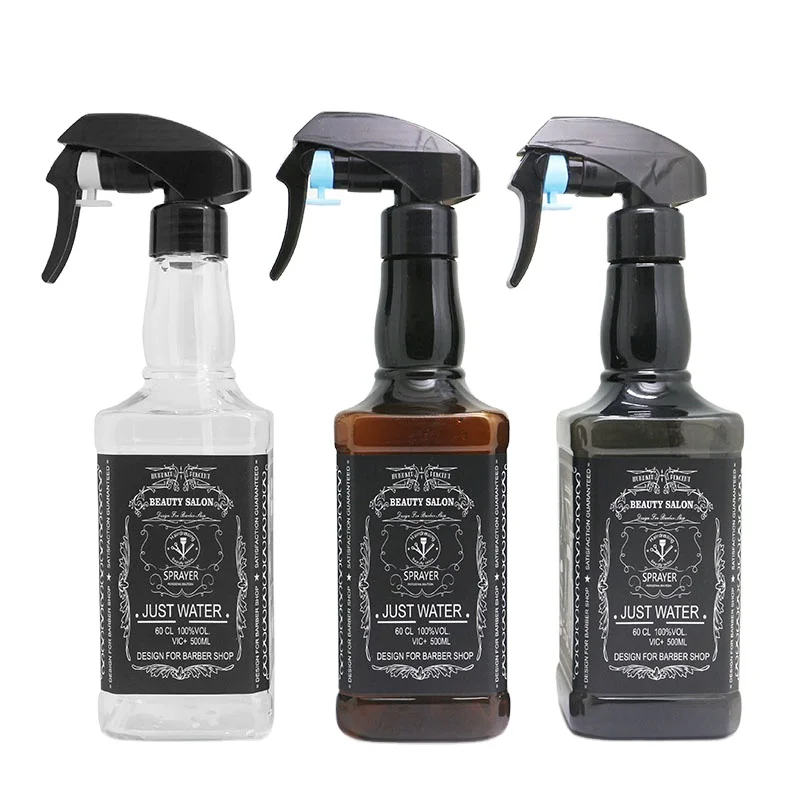 Guangzhou 500 ml Salon Plastic Trigger Water Bottle Joy Shake with Spray Hair Spray Bottle