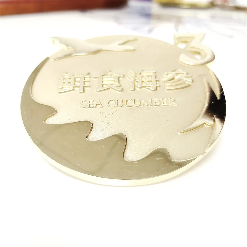 Custom Metal Sticker Emblem 3M adhesive 3D embossed text Logo for equipment car bike factory wholesales