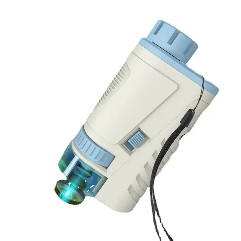 Newest Microscope Optical Set Portable Handheld Microscope Biological With LED Light Science Experiment Educational Toy for Kids