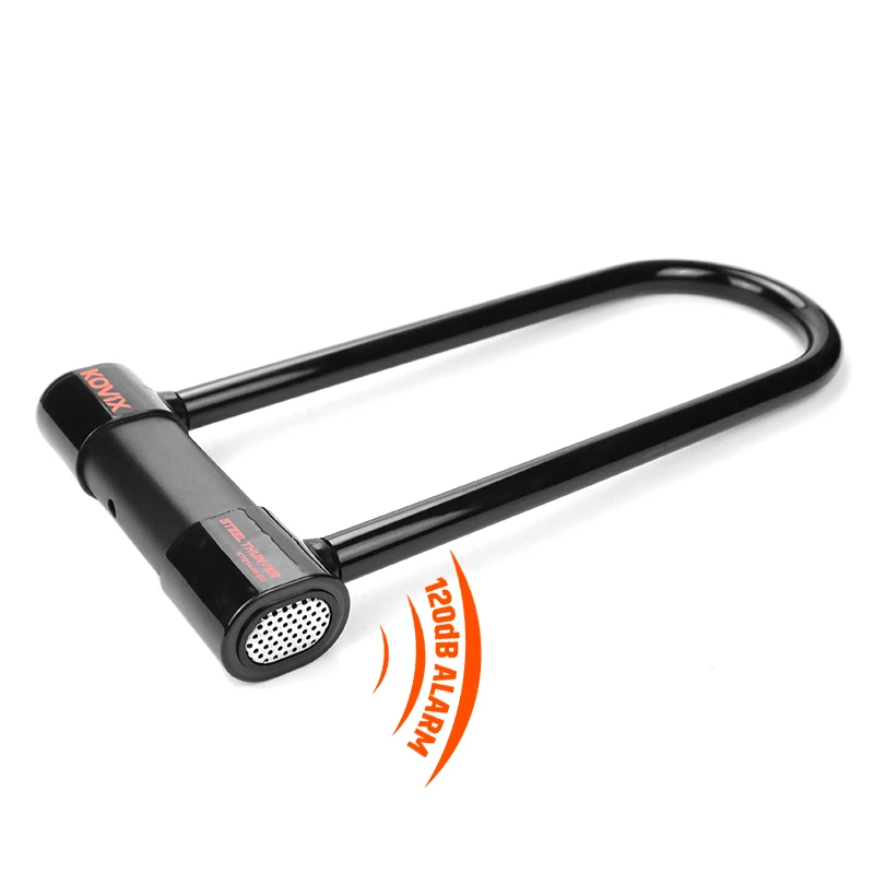 New Design Smart 120-Decibel Alarm U Lock Anti-Theft U Shape Lock for Bike Motorcycle
