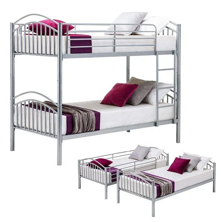 Anti-corrosion Treatment Adult Bunk Beds Cheap Double Loft Twin Bed Bunk Dormitory Bed