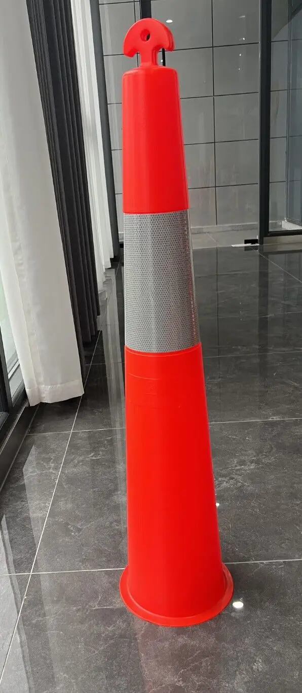 1100mm cone barrier traffic lane diviner separate  Road Safety Delineator Post / Warning bollard traffic controller