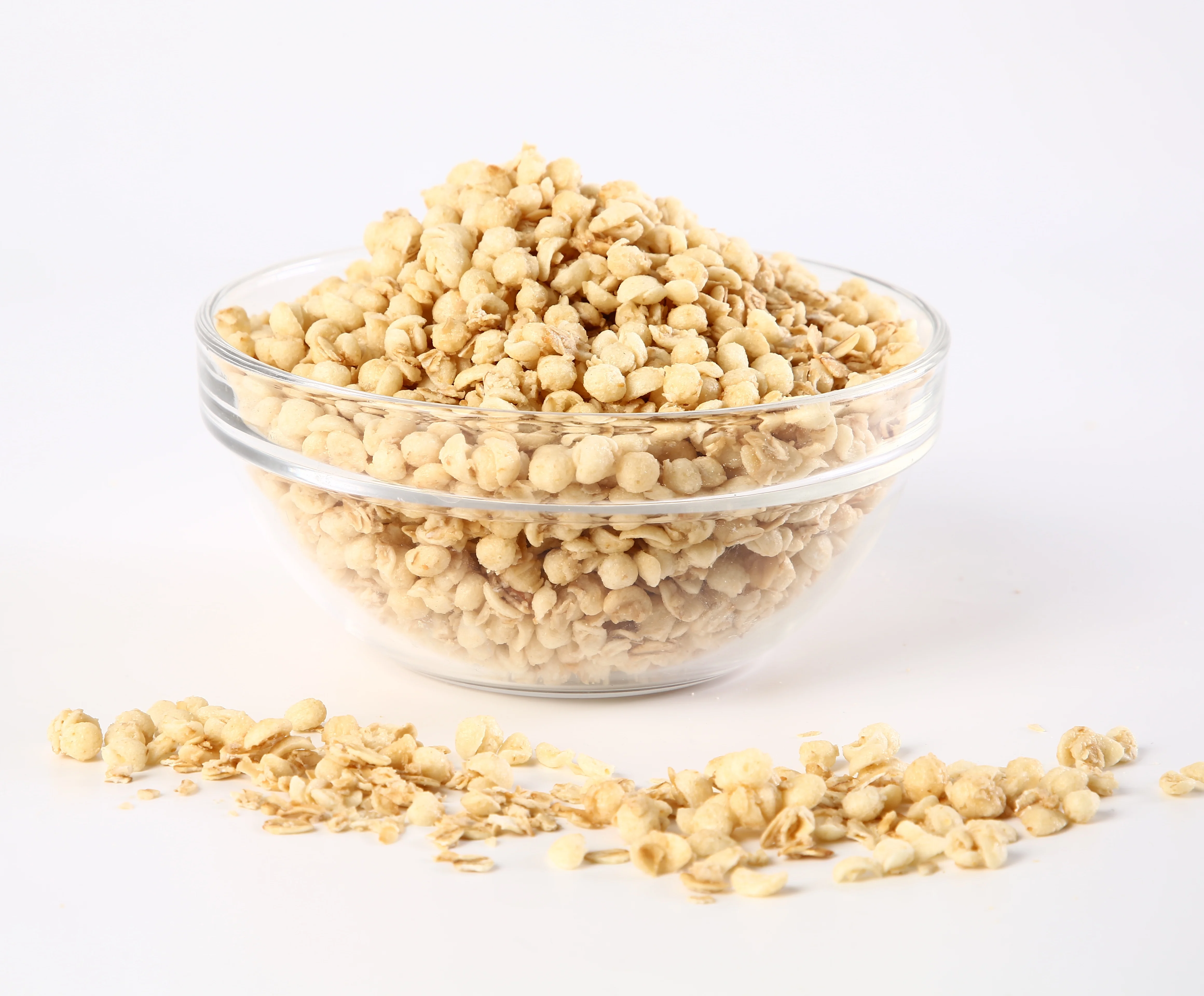 
 Здоровые питательные хлопья для завтрака, хрустящее зерно, высоковолокнистая овсянка, гранола  