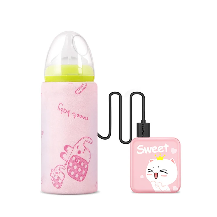 2019 new design electric baby bottle warmer portable cloth foldable usb baby bottle heater