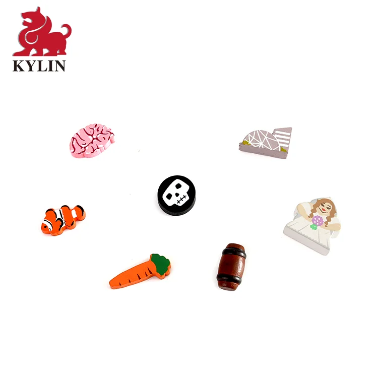 Custom Board Game Pieces Wooden Game Token Pawns Toy Parts