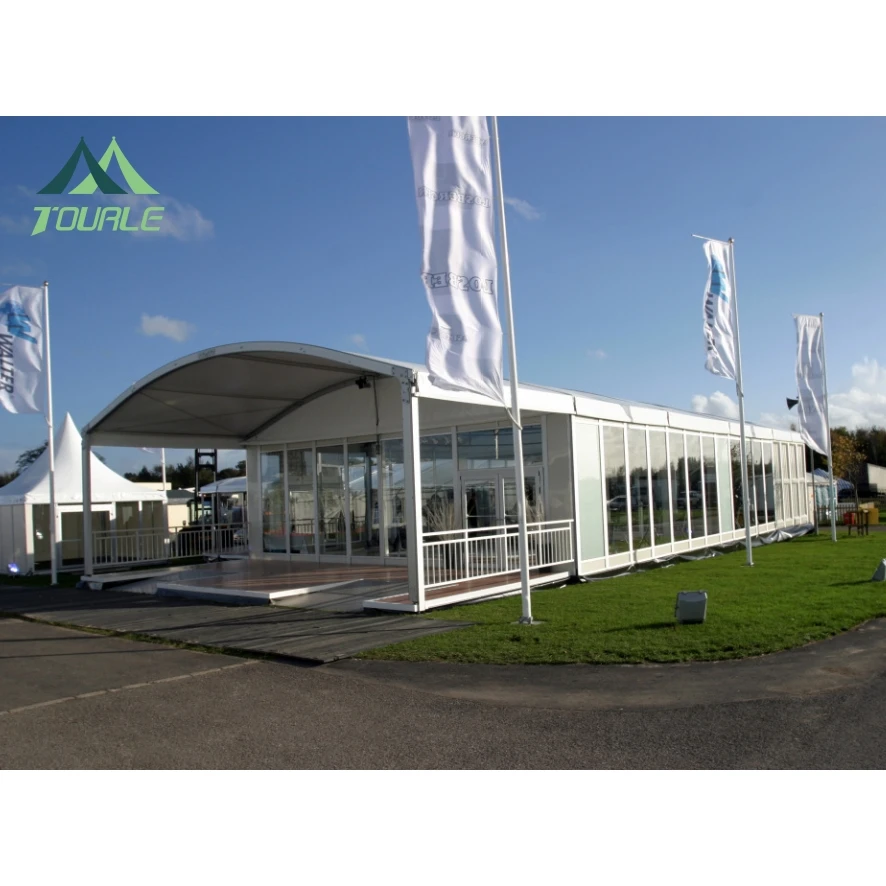 Large arcum tent for wedding, ceremony and event Brand Trade Show Tent with side walls