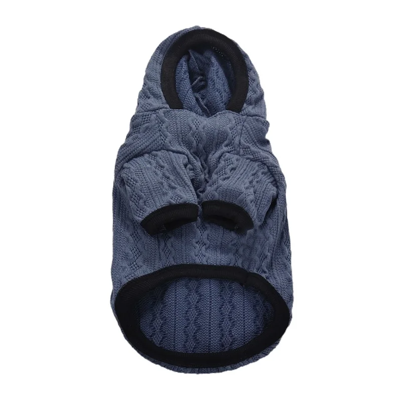 spring and autumn clothing new pet sweater dog clothing with hoodie high quality pet sweater