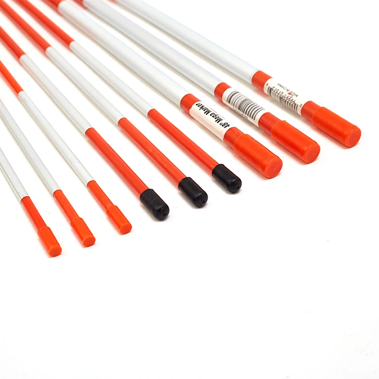 Fiberglass Driveway Marker 5/16 inch 4/5/6/8 foot with Reflective Tape