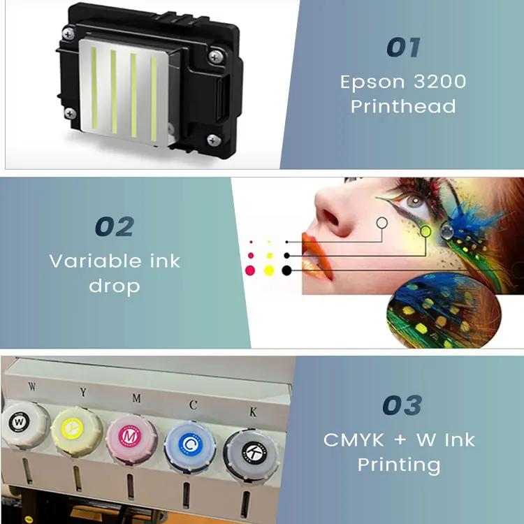 Wholes Cheap 30 Cm Heat Transfer White Toner Xp600 Uf 30cm T Shirt Jeans Inkjet Green A3 Dtf Printer With Shaker And Dryer