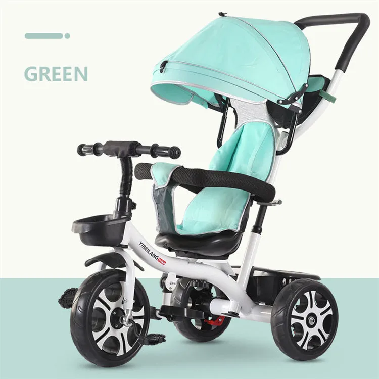 new fashion model tricycle baby stroller comfortable top quality tricycle baby 1 year wholesale smart trike 4 in 1