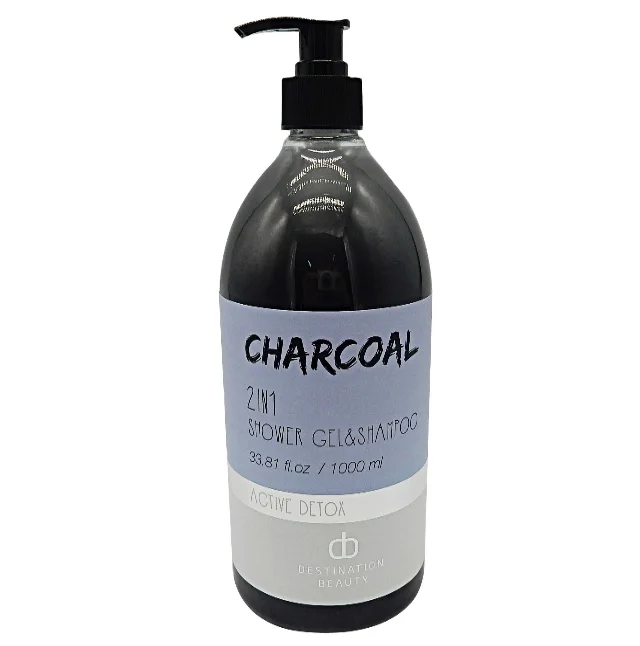 Thailand Indonesia Bulk OEM Bamboo Charcoal Body Scrub  Body wash  Private Label Body care set