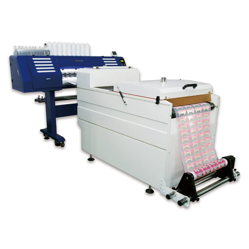 Dual i3200 Heads Transfer Film DTF Printer PET Film Direct to Film 24 inch Printer For T-shirt Printing