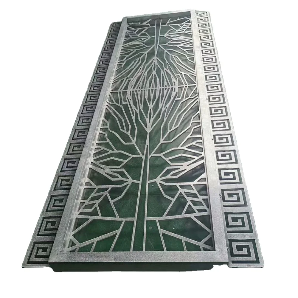 Hotel Restaurant Interior Aluminum Wall Partitions Screen 3D Decorative Sliding  Board Panel Divider Office Partition