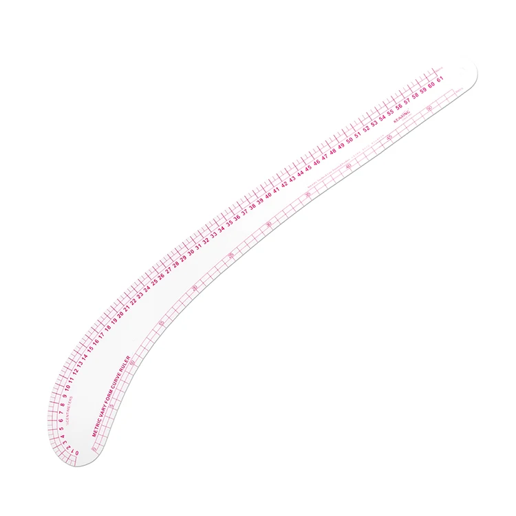 Kearing brand 61cm Flexible french curve ruler for designers, plastic tailor curve ruler #6261