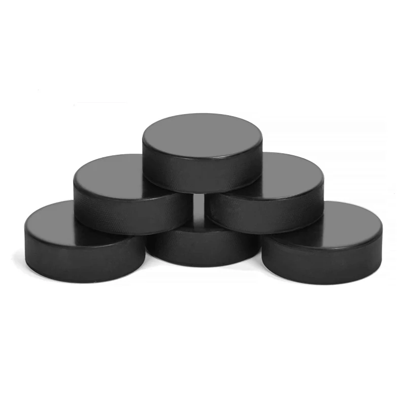 High Quality Logo Printing Rubber Ice Hockey Pucks For Sport Events