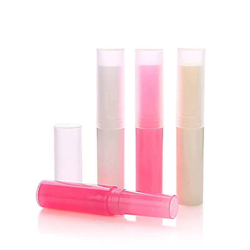 3g Korean type frosted lip tube, PP lip balm containers , plastic twist up lipstick tube