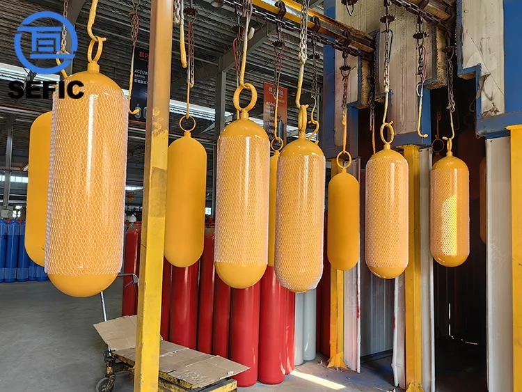 Diameter 356mm Volume 75L CNG Type 1 Storage Tank Seamless Steel Cylinder CNG Cylinder For CNG Conversion/Tricycle/Vehicle