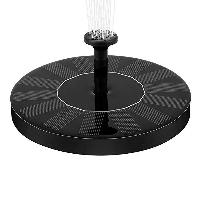 Cheap Solar Water Pump Fountain Solar Water Storage Fountain Round Solar Bird Bath Fountain