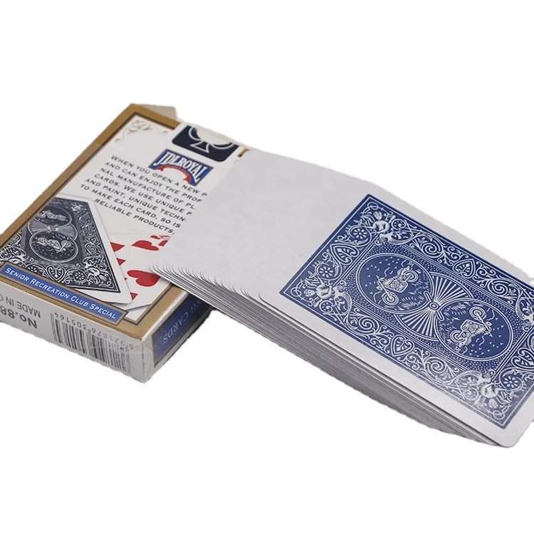 Custom Logo Printing Board Game Classical German Black Core Luxury Poker Card Recyclable Eco-friendly 54 Paper Playing Card
