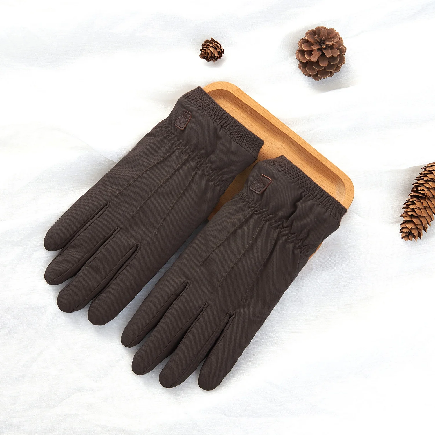 2021 Hot Selling  woven Warm sports outdoor touch screen man  winter gloves