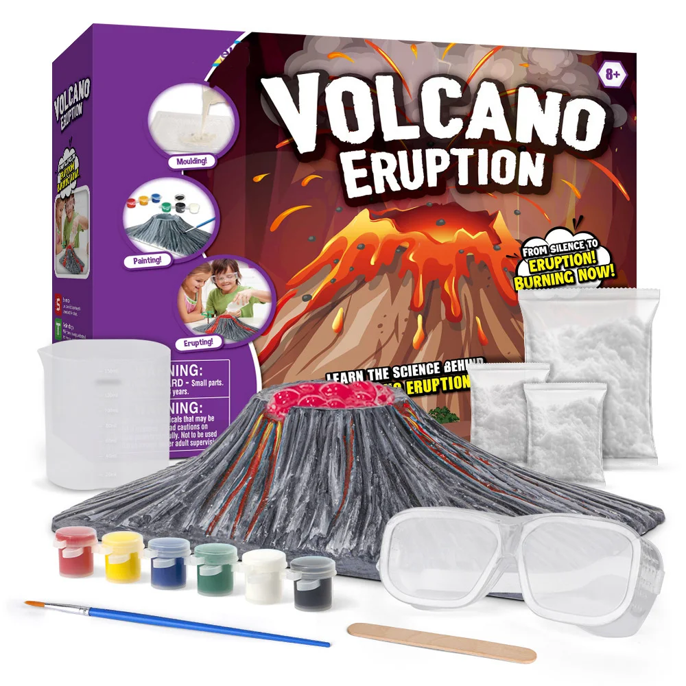 Child Party Gift Science Kit Volcano Eruption Set Toys