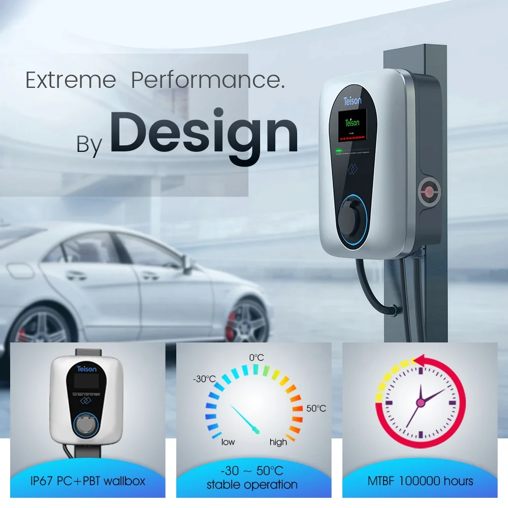  22 кВт smart ocpp Ev домашнее зарядное устройство wallbox для ev