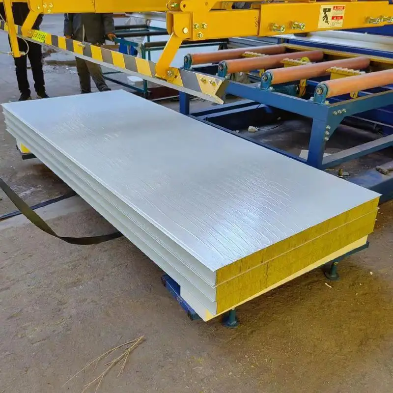 Factory Customized High Density Outdoor Wall Mineral Wool Slabs Mineral Wool Blanket Rock Wool Sandwich Panel