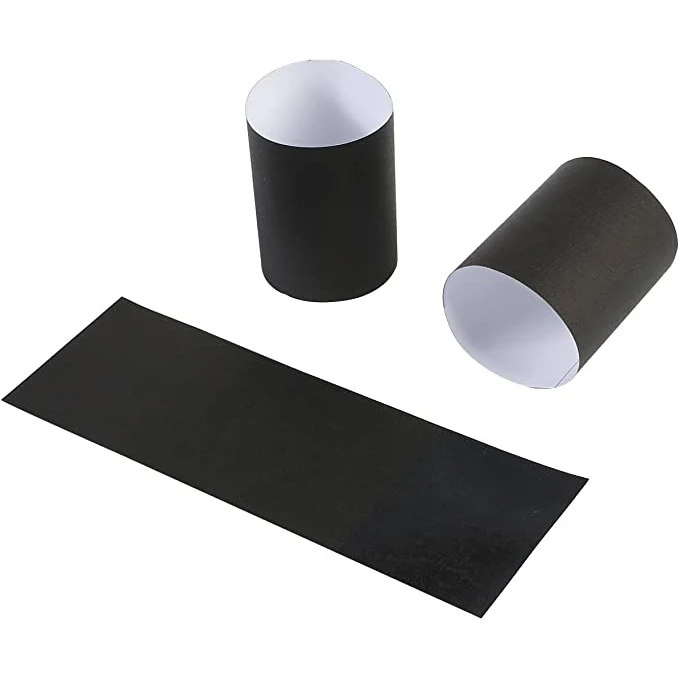 Disposable Paper Napkin Band Black, Paper Napkin Rings self Adhesive