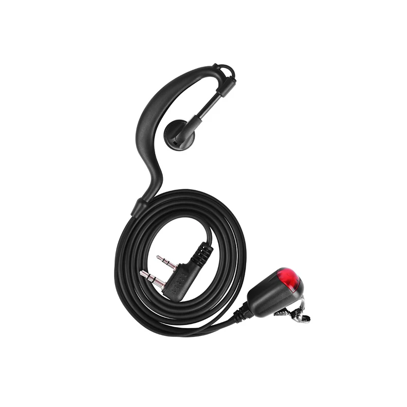 2 Pin PTT MIC гарнитура акустическая трубка In-ear Динамик для Baofeng UV-5R BF-888S CB радио аксессуары ванной комнаты с верескового цвета лампы