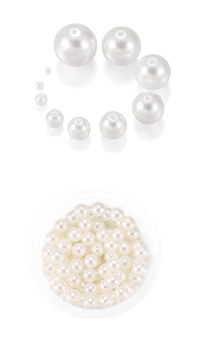 loose pearl free shipping yiwu pearl discount mixed cheap white artificial imitation pearl jewelry
