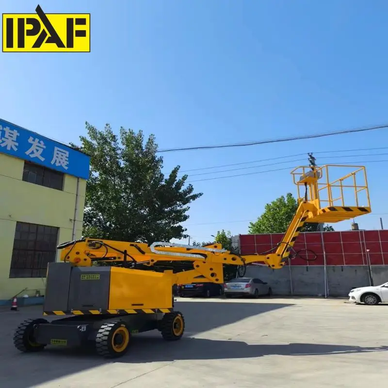 Big promotion hydraulic electric self propelled boom lift for outdoor events