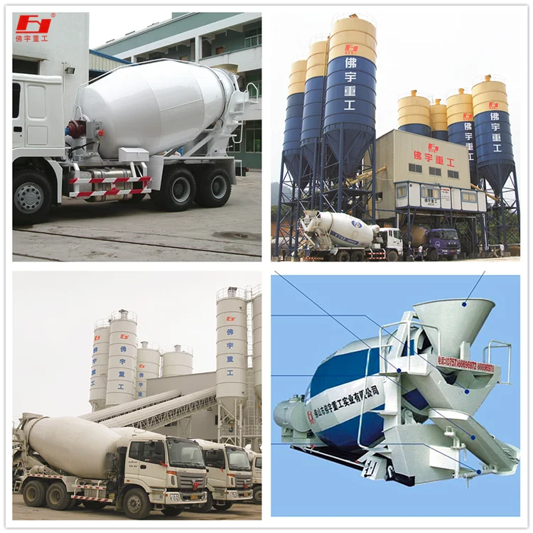 Hot sale Quality Assured Durable Self-loading concrete truck mixer cement The large capacity delivery
