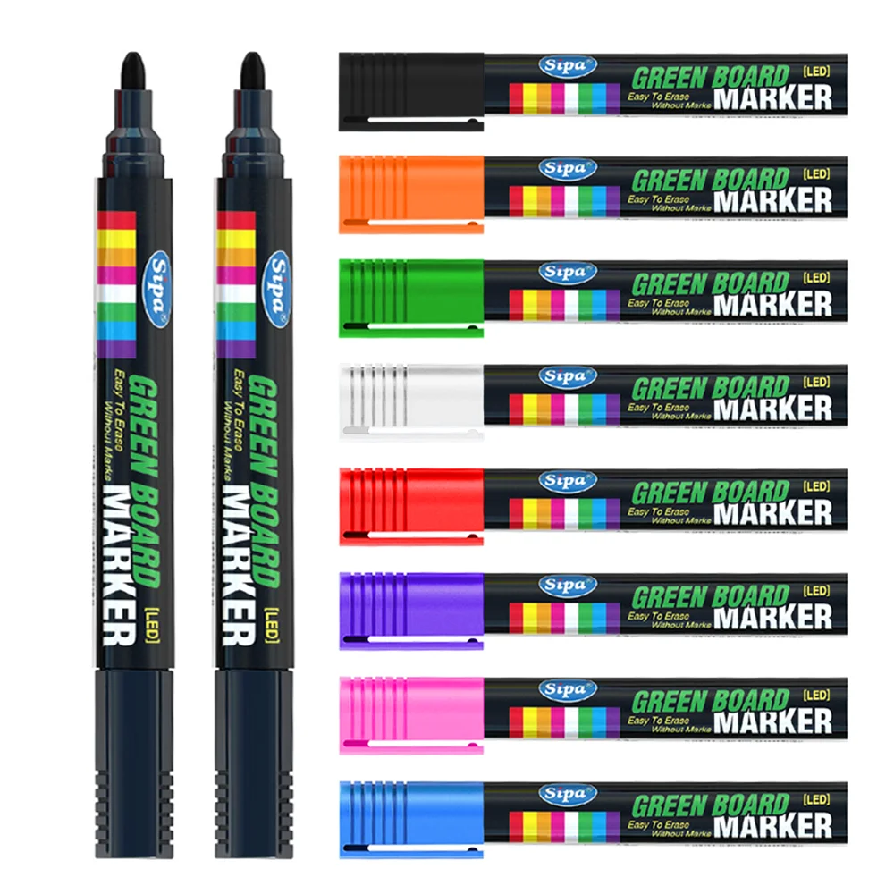 Sipa OEM Wet or Dry Erase Aqueous Ink Water Base Bright coloring Whiteboard Liquid Chalk Marker Pen For Blackboard LED board