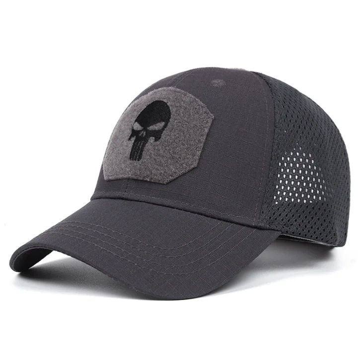 BH04  Sports Camping Outdoor Summer Ripstop with Mesh Back Golf Hat Sports Green Black Khaki Camouflage Camouflage Sunhat Cap