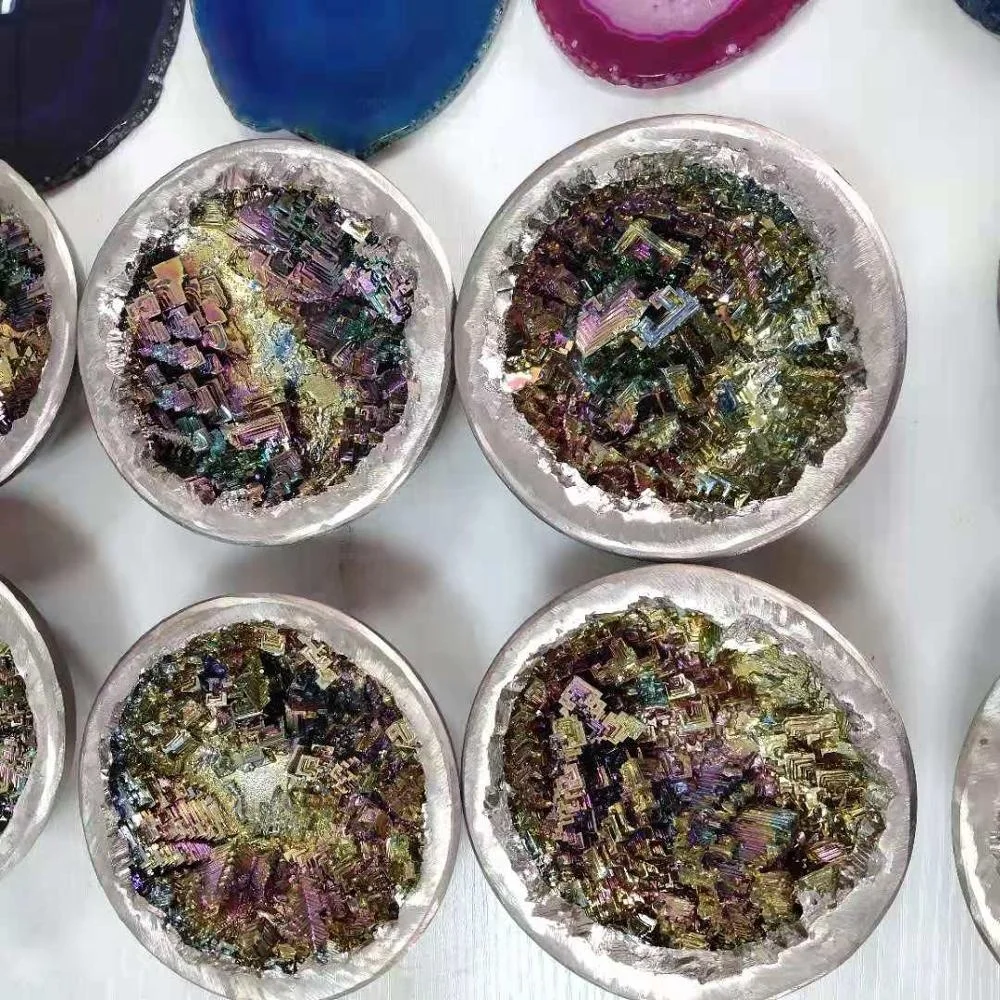 Wholesale Natural Metal Ore High Quality Bismuth Mineral Wealth bowl