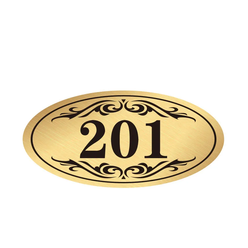 Customize engraving house number sign board plastic abs double color sheet used for