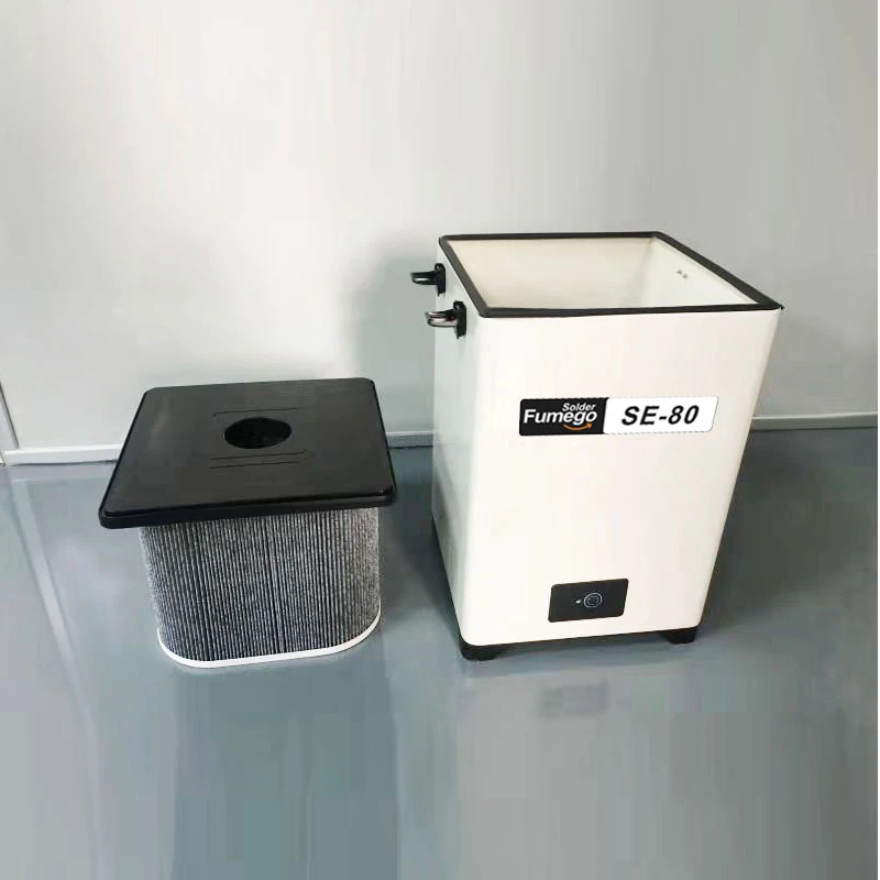 new economic dust soldering smoke absorber mini solder fume extractor