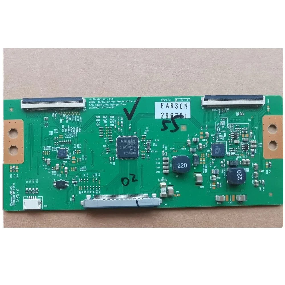 Custom Pcba  T-CON LCD logic board  32/37/42/47/55inch  6870C-0401C 6870C-0401B for  lg 37ls5600-zc   42LA620T